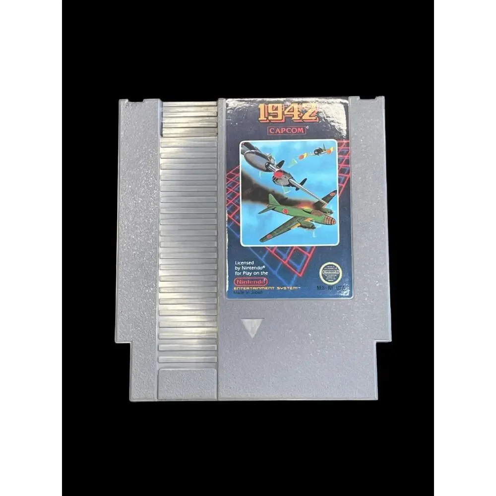 1985 Authentic Capcom 1942 Nintendo Entertainment System NES Cartridge with Box